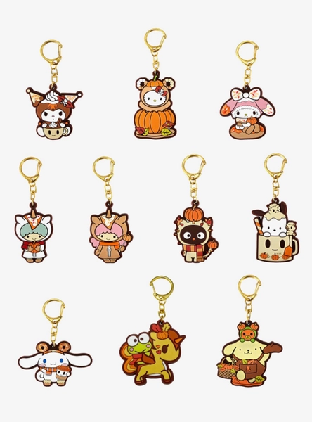 tokidoki Sanrio Hello Kitty & Friends Pumpkin Spice Blind Box Keychain