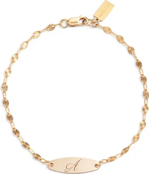 Bank Initial Bracelet
