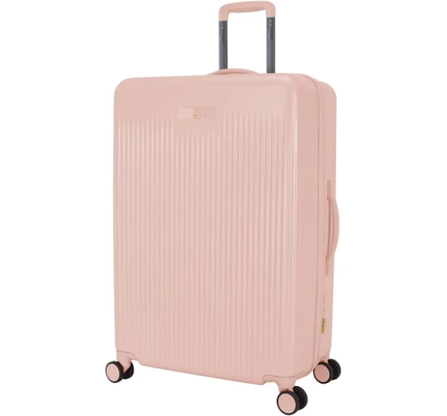 Beautiful 28-inch Checked Expandable Hardside Upright Luggage by Drew Barrymore