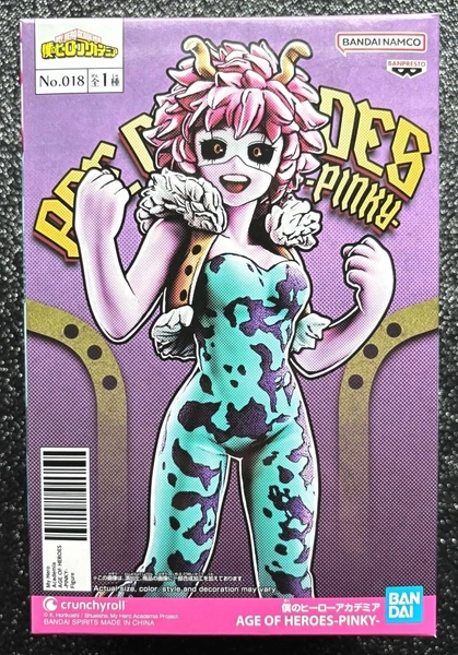 Mina Ashido Age of Heroes Pinky My Hero Academia Figure Banpresto Bandai