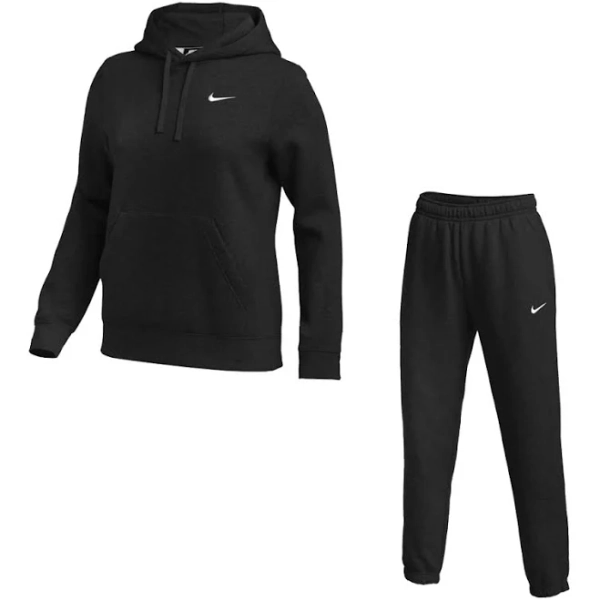Nike Women's Team Club Set - Hoodie and Pants M / Tm Black/White | Nike - Team Apparel Sets | Midway Sports