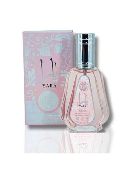 Yara Eau De Parfum Spray For Women, 1.7 Fl Oz (50 Ml) - Gourmand Accord, Vanilla, Musk, Heliotrope, Orchid, Tangerine, Fragrance, Perfume, Unisex, Long Lasting, Scent, Notes, Signature, Luxury, Gift, Collection, Classic, Set, Original