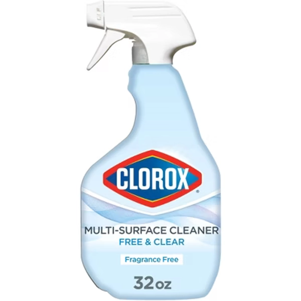 Clorox Unscented Free & Clear Multi-Surface Cleaning Spray - 32 fl oz