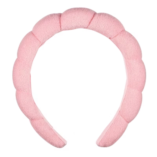 Conair Spa Bubble Polyester Headband - Pink