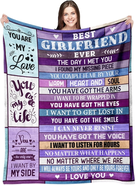Gifts for Girlfriend, Girlfriend Mothers Day Blanket Gifts Girlfriend Birthday Gifts, Romantic Girlfriend Gifts from Boyfriend, Girlfriend Gift Ideas, for Girlfriend - Walmart.com