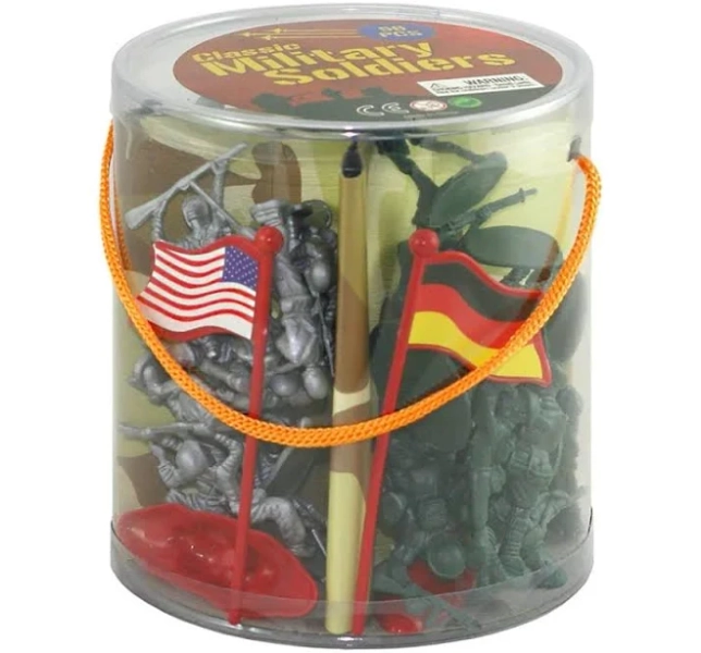 WowToyz Classic Military Soldiers Carry Bucket
