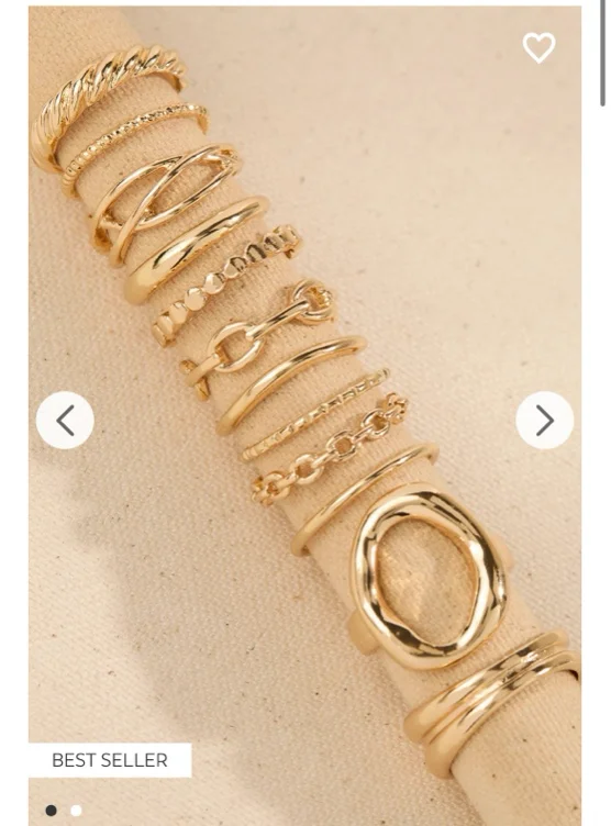 12 Piece Statement Ring Set