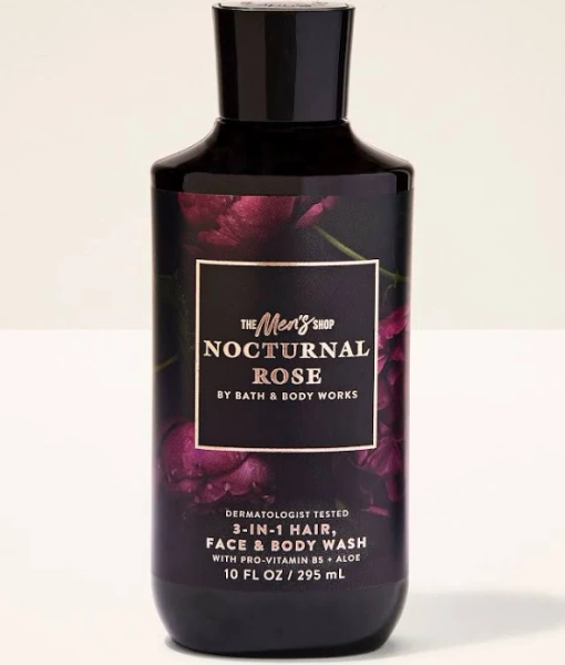 Bath & Body Works Nocturnal Rose 3-in-1 Hair, Face & Body Wash