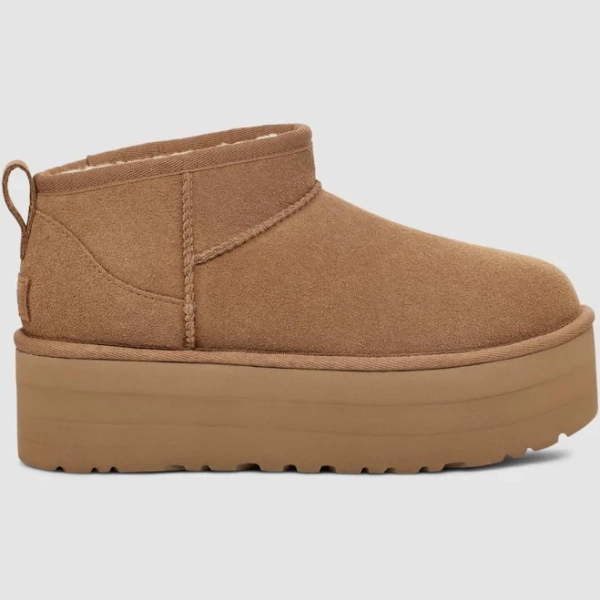 UGG Womens Classic Ultra Mini Platform Chestnut Size 12 | Afterpay Available