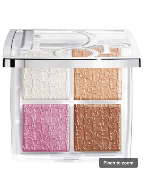 Backstage Glow Maximizer Face Palette - 002 Frosted Opal Glow - a harmony of frosted lilac and blue shades