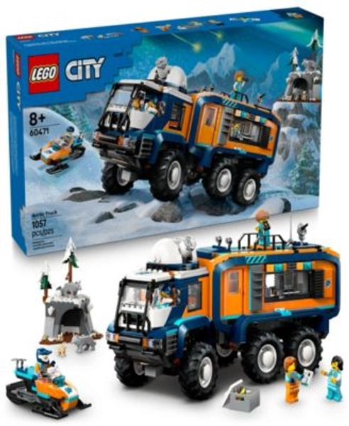 City Arctic Explorer Science Lab Truck 60471 Toy Building Set, 1064 Pieces