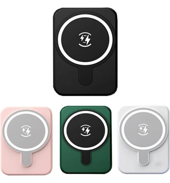 Custom Magnetic Wireless Power Bank 5000mAh Portable Charger - 4B4150