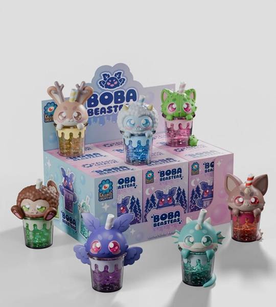 BOBA BEASTEAS KEYCHAIN BLIND BOX WITH 6 PIECE PDQ