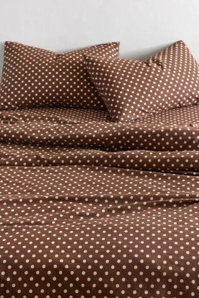 Jane Polka Dot Patterned Duvet Cover Set