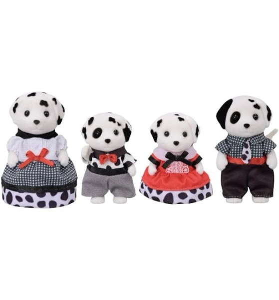 Calico Critters Dalmatian Family Collectible Doll Figures