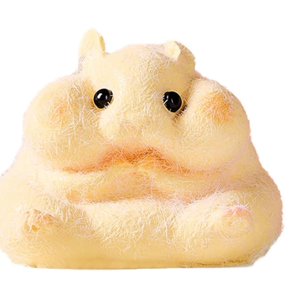 Taba Squishy Flocked Hamster Stress Toy
