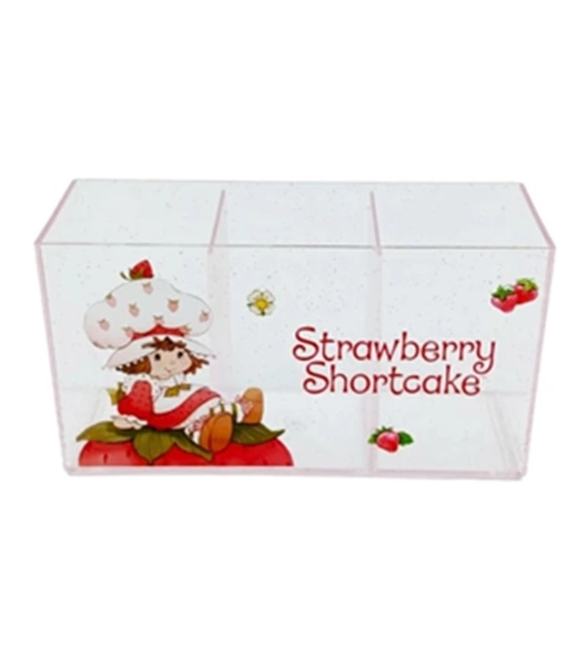 Strawberry Shortcake Collection 3 Compartment Makeup Brush Holder