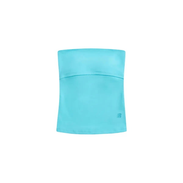 FDR Double Lined Tube Top for Women | High Stretch Non Sheer Lakeblue Bandeau | Seamless Figure Hugging Clean Girl Aesthetic for Daily Outfits & Workout Babypink Womenswear #Summervibes