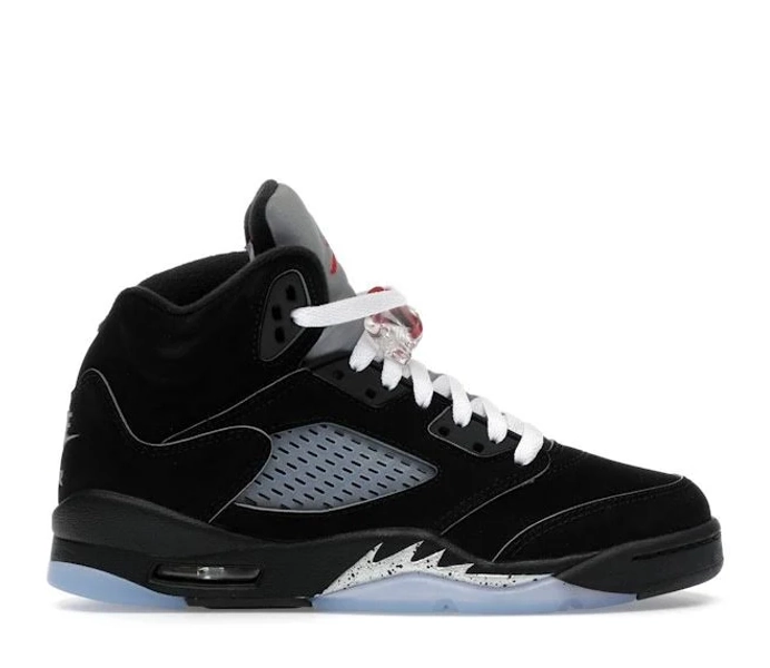 Kids Air Jordan 5 Retro OG Black Metallic Reimagined