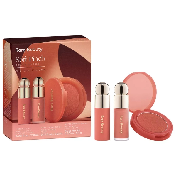 Rare Beauty by Selena Gomez Soft Pinch Cheek & Lip Trio Makeup Gift Set