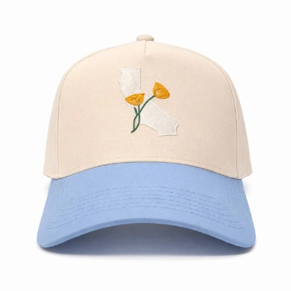 Cali Cup of Gold Embroidered Hat