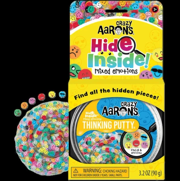 Crazy Aaron's Hide Inside! Mixed Emotions Thinking Putty