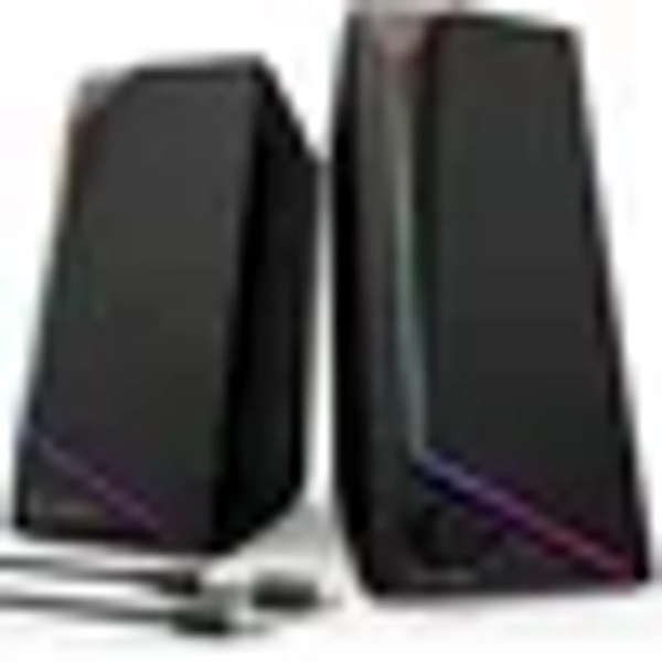 LENRUE Computer Speakers for Desktop Monitor, USB/USB-C Powered PC Speakers with Loud Stereo Sound, Headphone-in for Desktop, iMac, MacBook, Laptop, Monitor