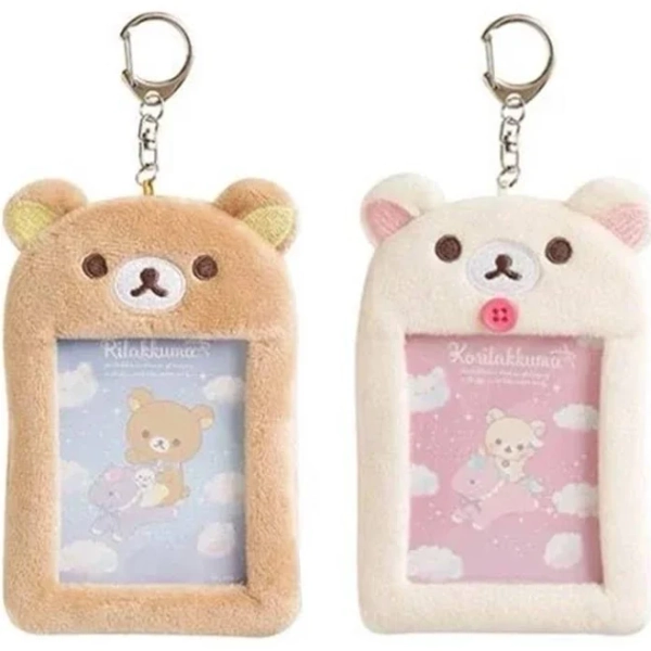 Rilakkuma Plushes Bear Passport Cover Keychain