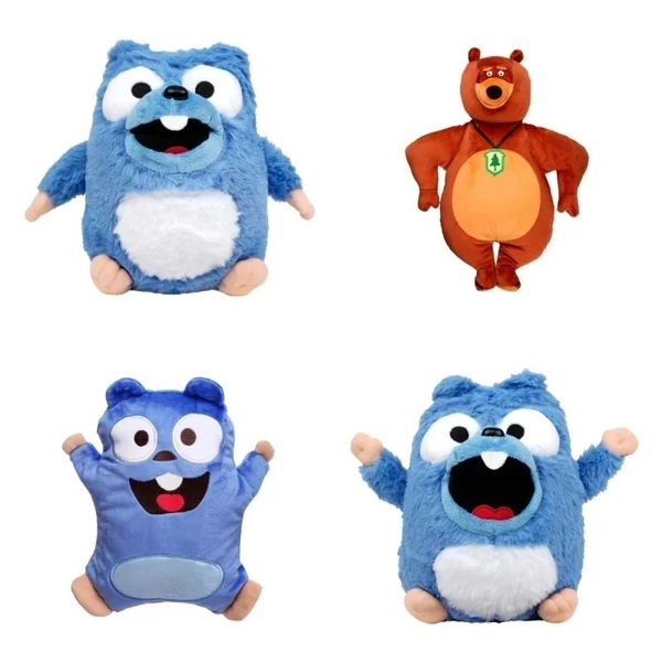 Grizzy and the Lemmings Plush Grizzy Lemming Toys for Animation Fans
