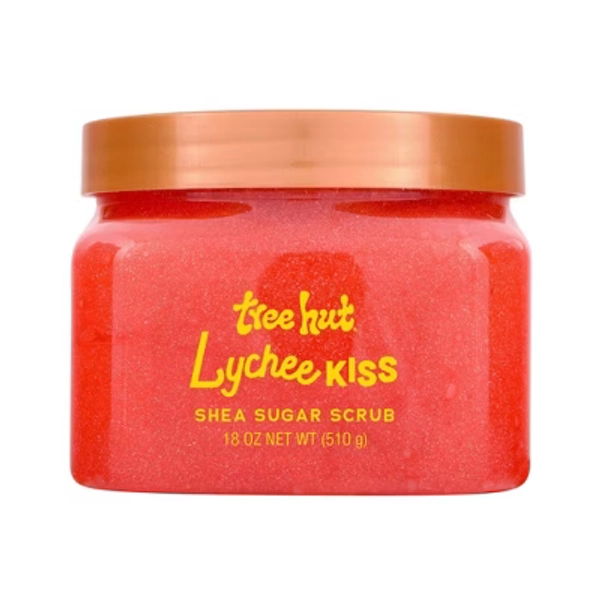 Tree Hut Shea Sugar Body Scrub - Lychee Kiss - 18oz: Paraben-Free, Sulfate-Free, Vegan, Alcohol-Free