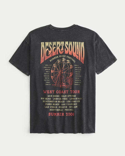 Oversized Desert Sound Graphic Tee