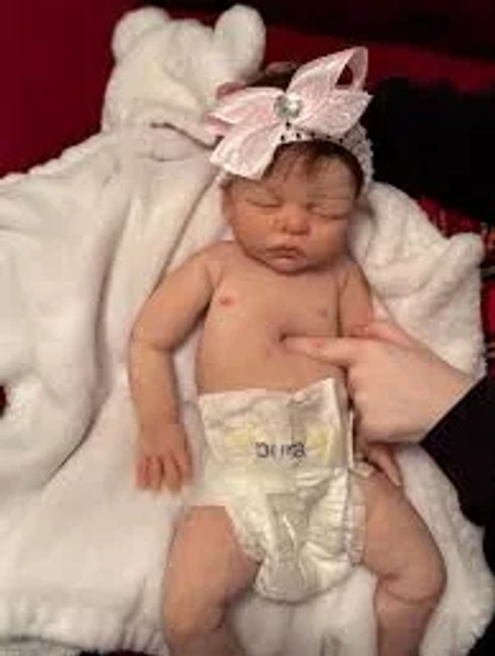 Custom Personalised Silicone Reborn Baby , Realistic Lifelike Doll, OOAK boy or girl