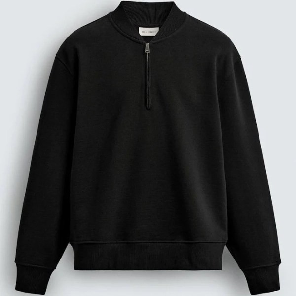 Zara Men's Quarter-Zip Sweatshirt