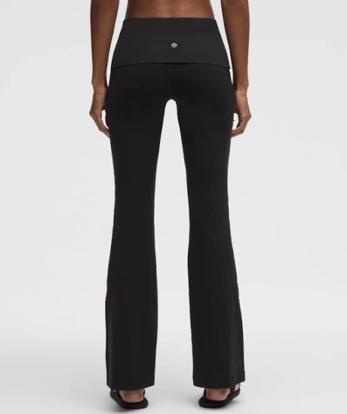 Lululemon Women's Groove Nulu Foldover-Waist Flared Pants