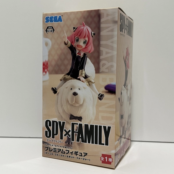 SPY x FAMILY Anya Forger &amp; Bond Premium Figure | SEGA