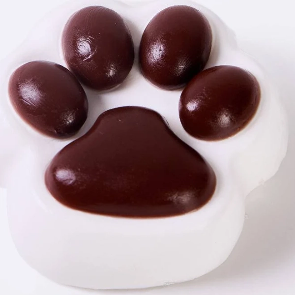 TABASQUISHY 45g White-choco Paw Taba Squishy Squeeze Toys