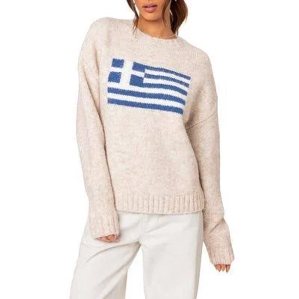 Edikted Women's Greece Oversized Chunky Knit Sweater