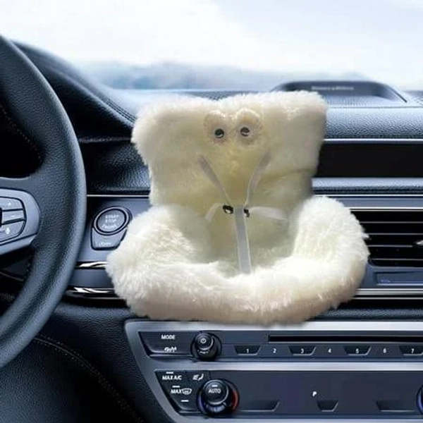 Doll Car Seat with Safety Seat, Air Vent Clip, Desktop Stand, Cute and Functional, Blind Box,