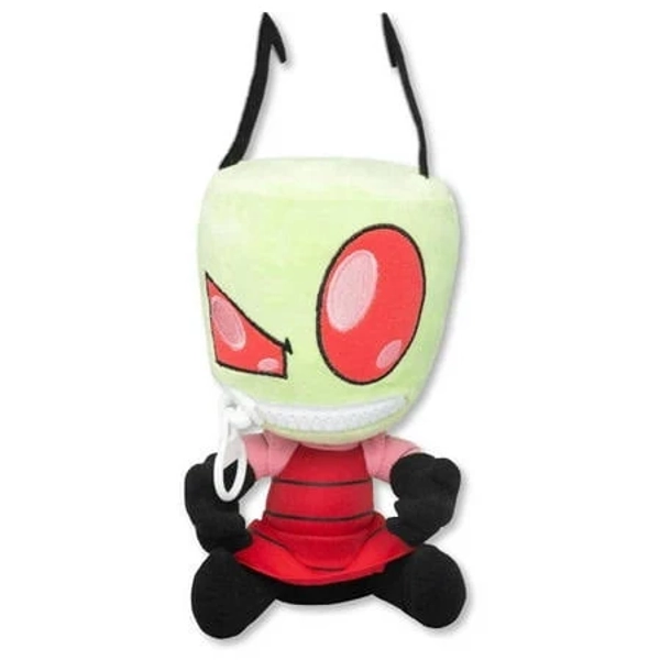 - Invader Zim - Zim Zippermouth Plush 10 inches, Red