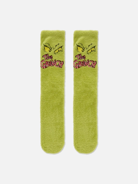2pk The Grinch Cosy Slipper Socks