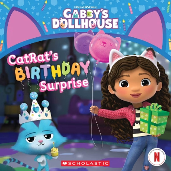 Catrat's Birthday Surprise (Gabby's Dollhouse 8x8 #10) - by  Pamela Bobowicz (Paperback)