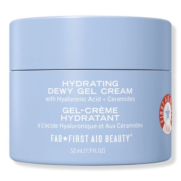 Hydrating Dewy Gel Cream Moisturizer with Hyaluronic Acid +Ceramides
