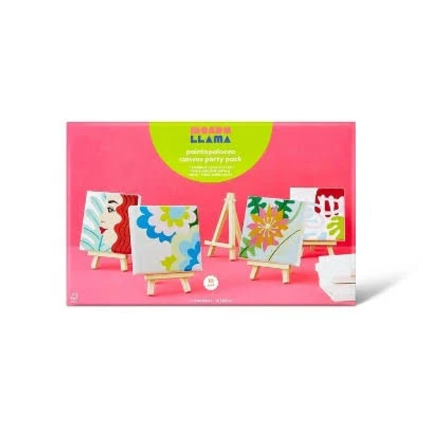 Mondo Llama Paintapalooza Stretched Canvas Party Pack
