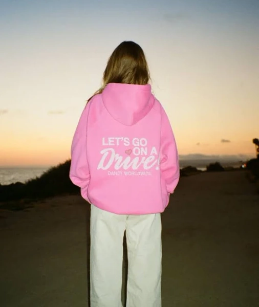 Dandy Worldwide Let's Go On A Drive Oversized Lux Hoodie