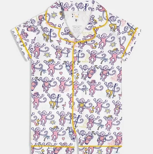 Roller Rabbit Infant Palm Beach Monkey Polo Onesie
