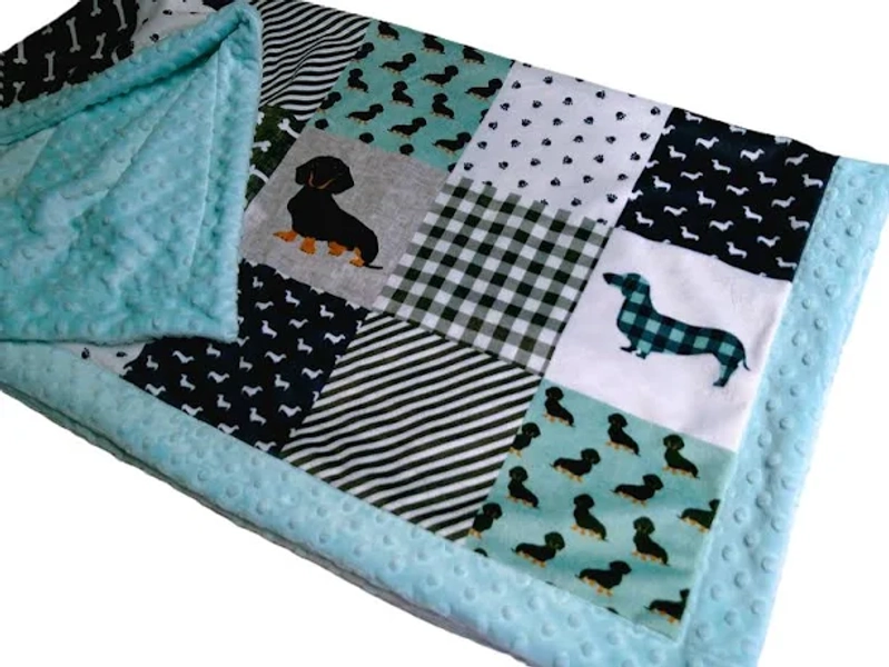 Personalized Wiener Dogs Blanket