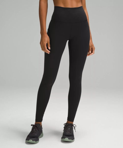 Wunder Train High-Rise Tight with Pockets 28" - Black - 2