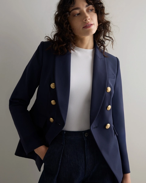 Scuba Captain's Convertible Blazer in Deep Navy