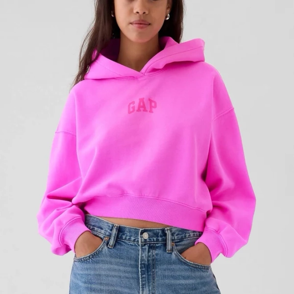 Gap Women's Vintagesoft Crop Hoodie