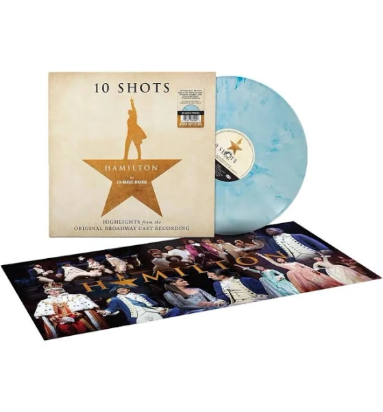 Lin-Manuel Miranda - Hamilton 10 Shots (Highlights from The Original Broadway Cast Recording)(Eliza's Vinyl) Uo Exclusive LP in Blue